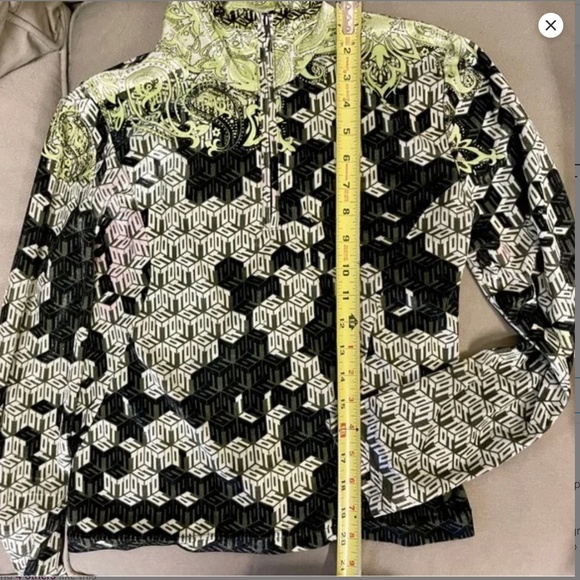 Ottolinger | Stretchy Velvet Turtleneck w/Neck Zip, Sz S* ♥ NWOT - Picture 6 of 10